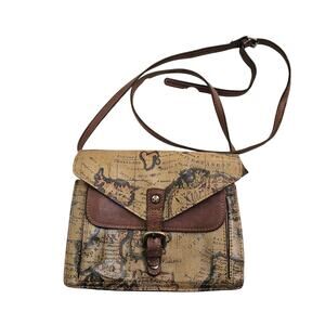 Patricia Nash Vintage European Map crossbody bag